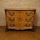 Commode galbée en marqueterie de noyer – Style Louis XV