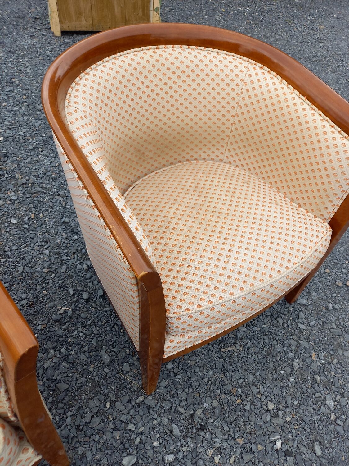 Paire de fauteuils art deco