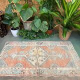 Tapis vintage turc oushak 140x78 cm