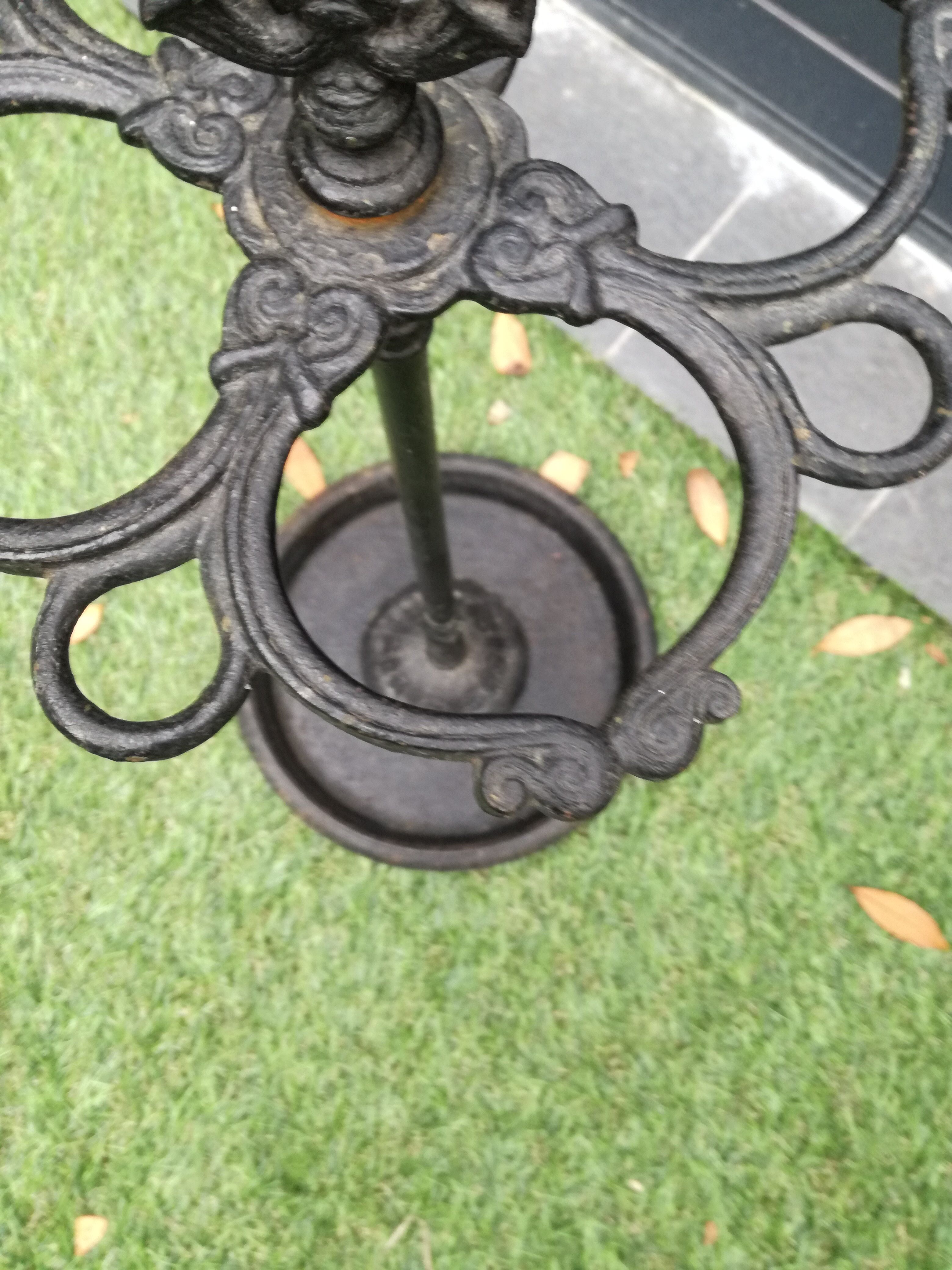 Cast iron umbrella door circa 1930