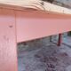 Table de ferme terracotta