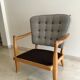 Armchair model José by Guillerme and Chambron, 1970