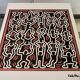 Keith Haring Vintage Screenprint Dancing People 21/150 THE KEITH HARING FOUNDATION INC. year 1990