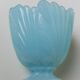 Duo de coquetiers en opaline de foire