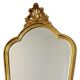 Mid Century Gold Baroque Mirror Crested Mirror Resin Acanthus