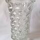 large vintage crystal vase flower decoration
