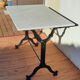 Table bistrot vintage