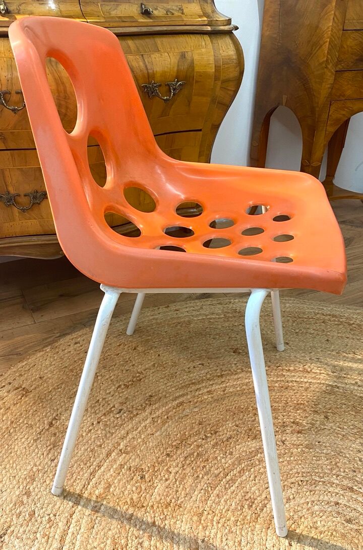 Set de 4 chaises vintage par M. Paris pour Sicopal 1972