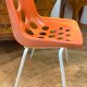 Set de 4 chaises vintage par M. Paris pour Sicopal 1972