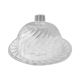 Cheese bell on its moulded pressed glass tray