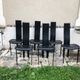 Set of 6 chairs Roche Bobois Cattelan Italia 80s