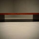 Large Bamboo Coffee Table in the Style of Axel Vervoordt 1980s