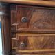 Antique chest of drawers carved in walnut XIX