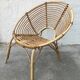 Paire de fauteuils en rotin