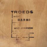 Set de 3 chaises en chêne "Garmi", Troeds, Suède, 1960