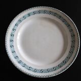 Set of 5 ironstone plates Moulin des Loups & Hamage