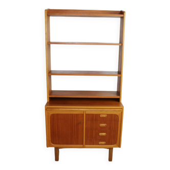 Vintage teak multifunctional bookcase 1960 DK