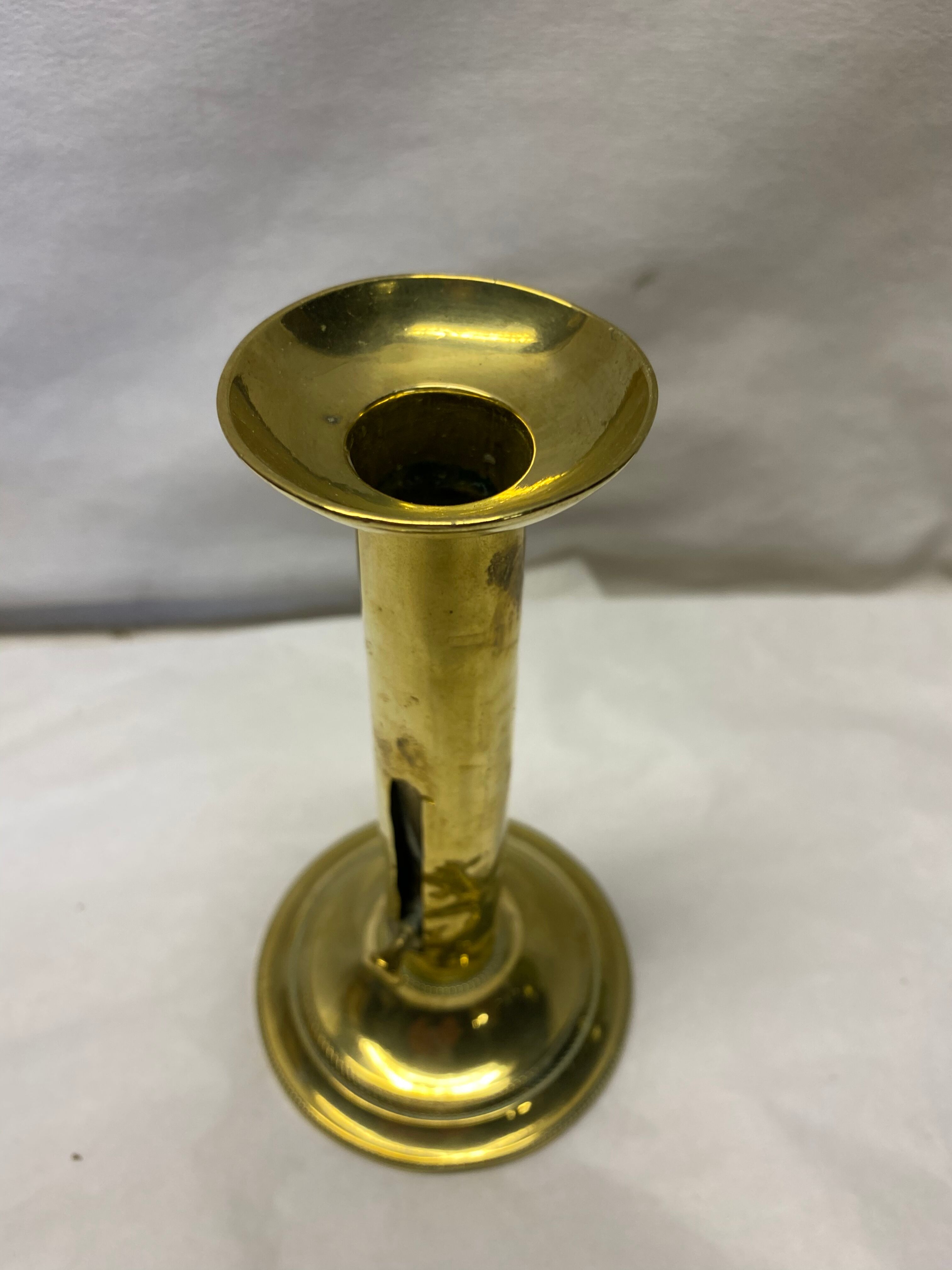 Vintage brass candlestick