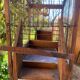 Cage à oiseaux ancienne en bois