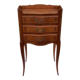 Bedside table 3 drawers Louis XV style