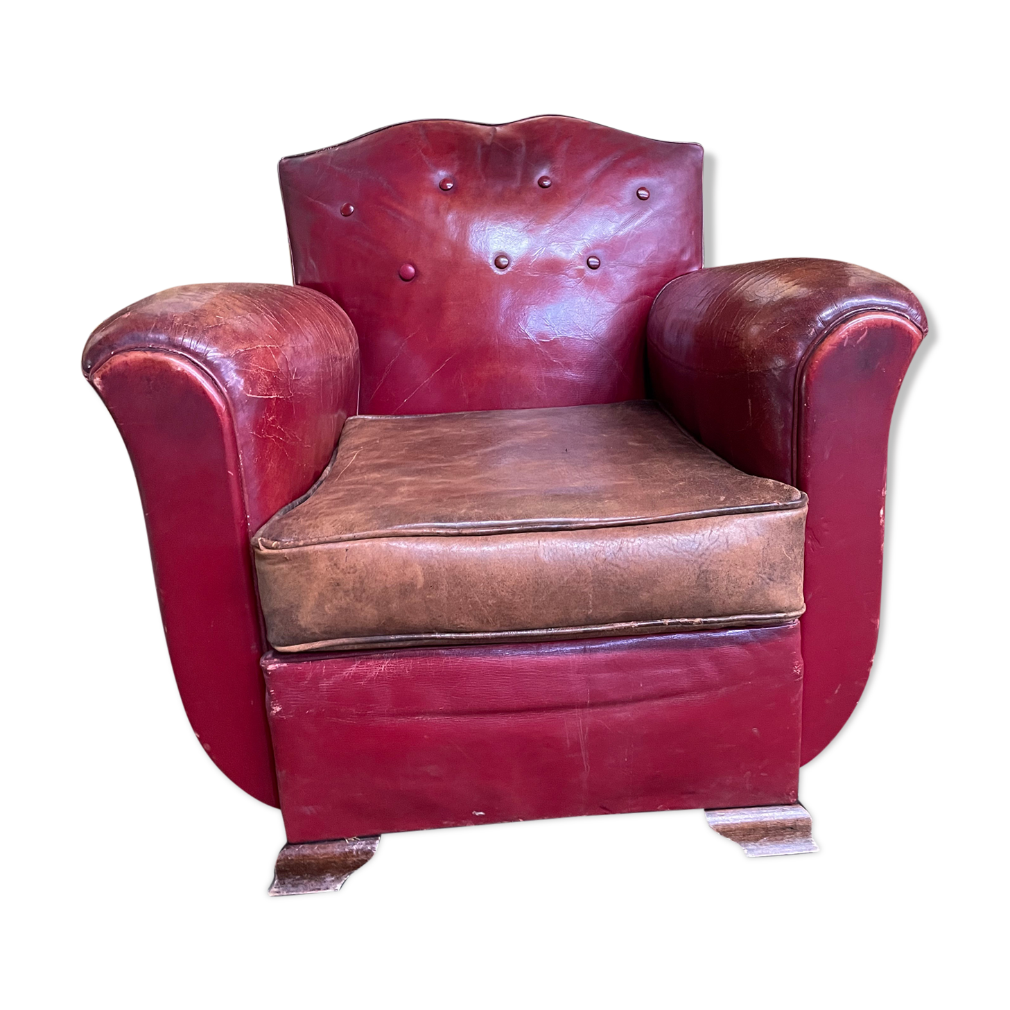 Fauteuil club époque Art Déco