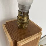 50s wooden lamp base