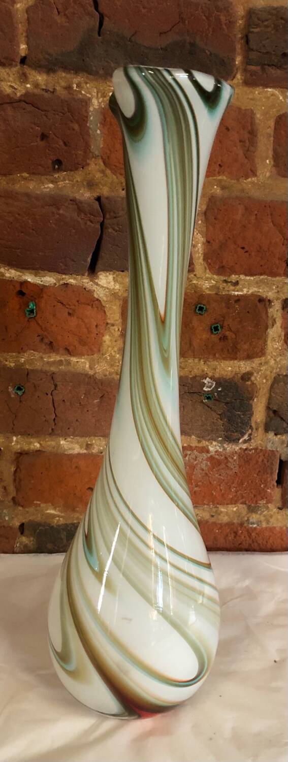 Blown glass vase 1970