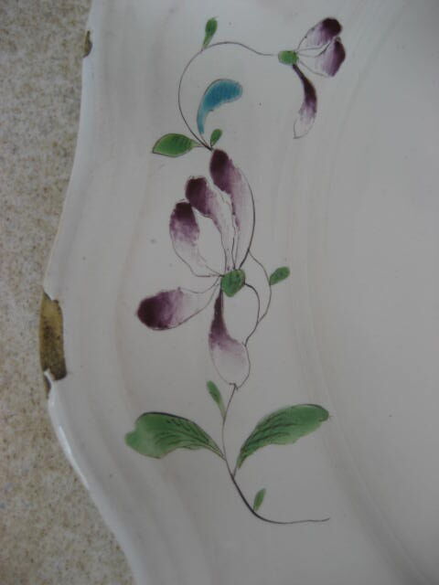 Plate Strasbourg Joseph- Hannong XVIII century