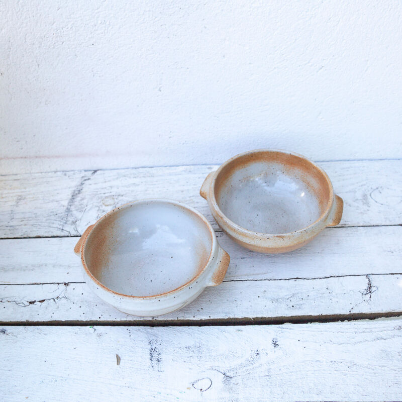 2 bowls in marsh sandstone