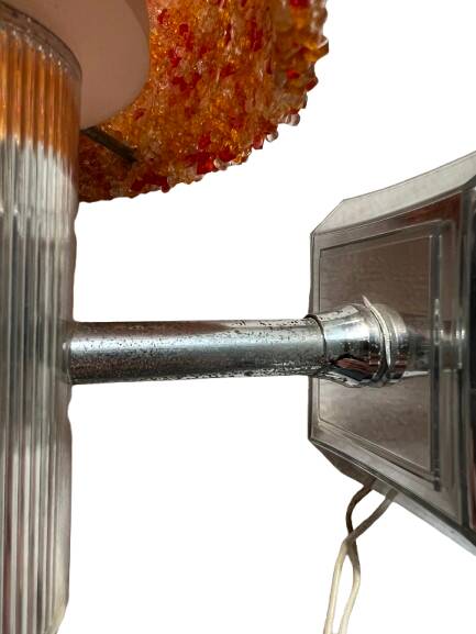 Pair of plastic wall lights