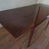 Rosewood extendable dining table, extended 189cm