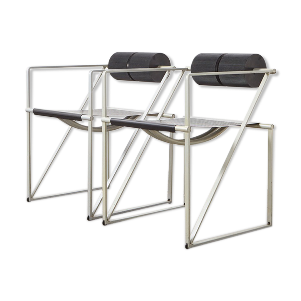 Paire de chaises Seconda Mario Botta pour Alias 1982 | Selency