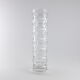 Cylindrical vase faceted crystal of the years 60/70