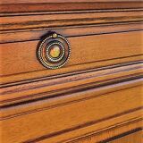 Wooden marble tray dresser