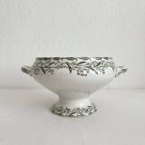 Soupière en terre de fer « Mimosas » Saint Amand et Hamage