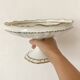 Antique fruit bowl, footed bowl in Limoges porcelain - Perrier Paris