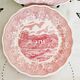 2 Assiettes plates en porcelaine  anglaise Italienne : Swiss  Landscape