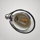 Jielde wall lamp with 2 articulated arms