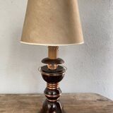 Russian lamp and paper lampshade, 1960
