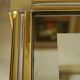 Table d'appoint roulante vintage style Hollywood Regency