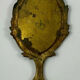 Face to hand in bronze Napoleon III XIXth beveled