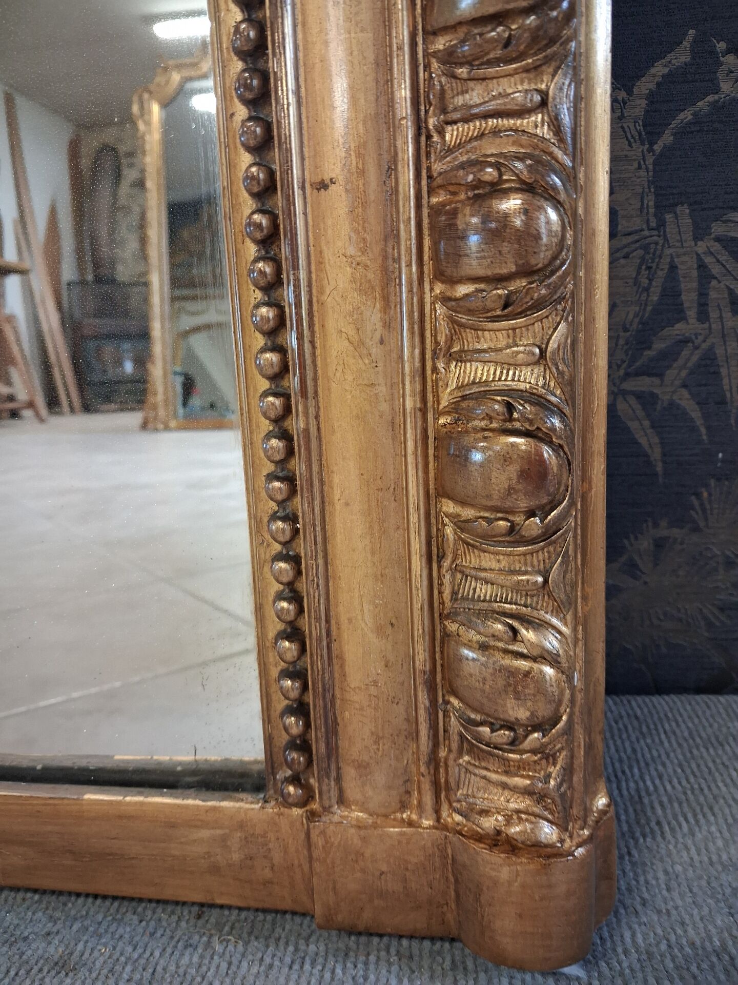 Miroir époque louis Philippe 141 x 112