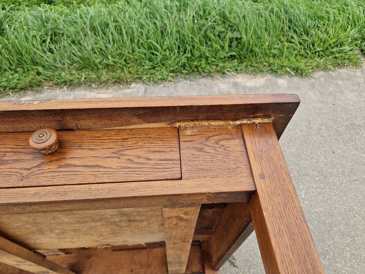Solid farm table 1m70