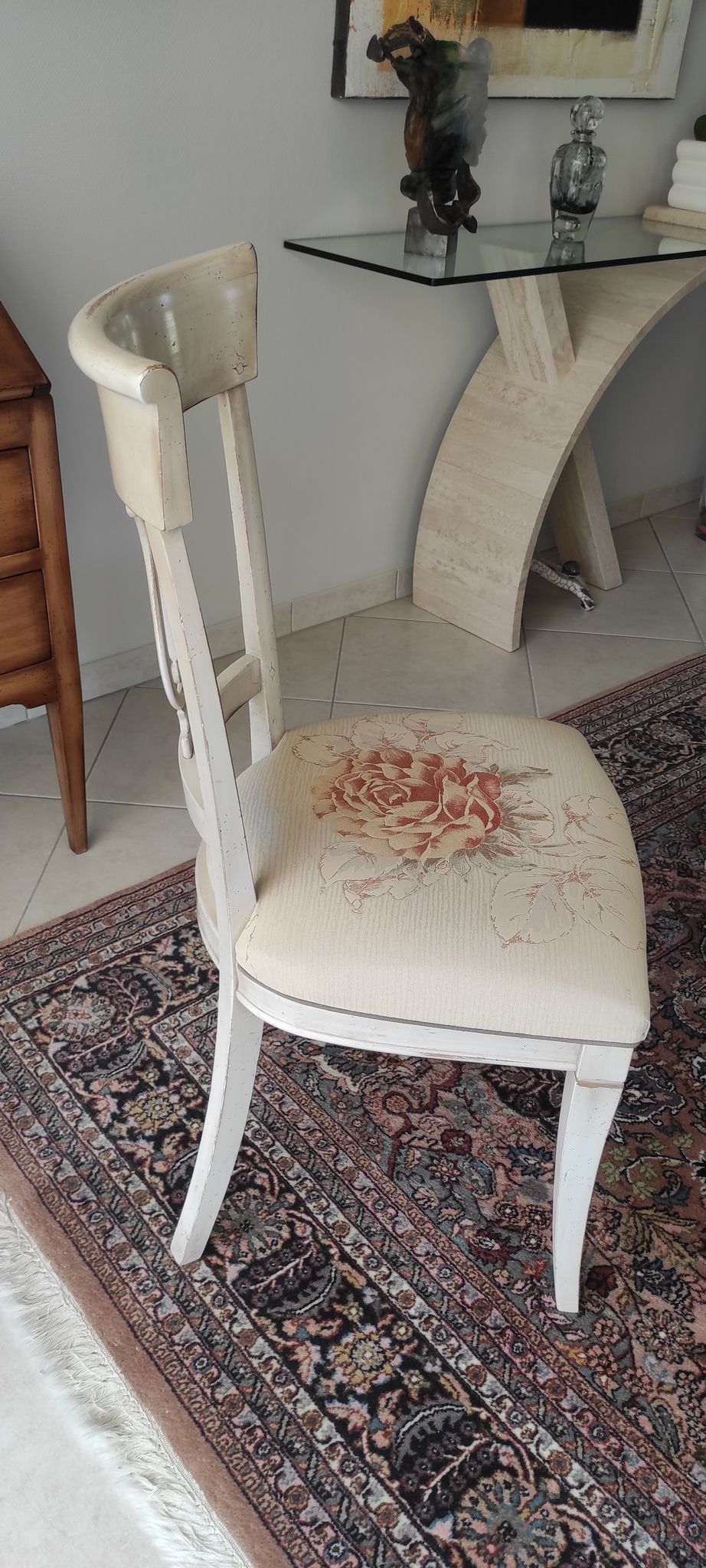 6 chaises contemporaine pour salle à manger.