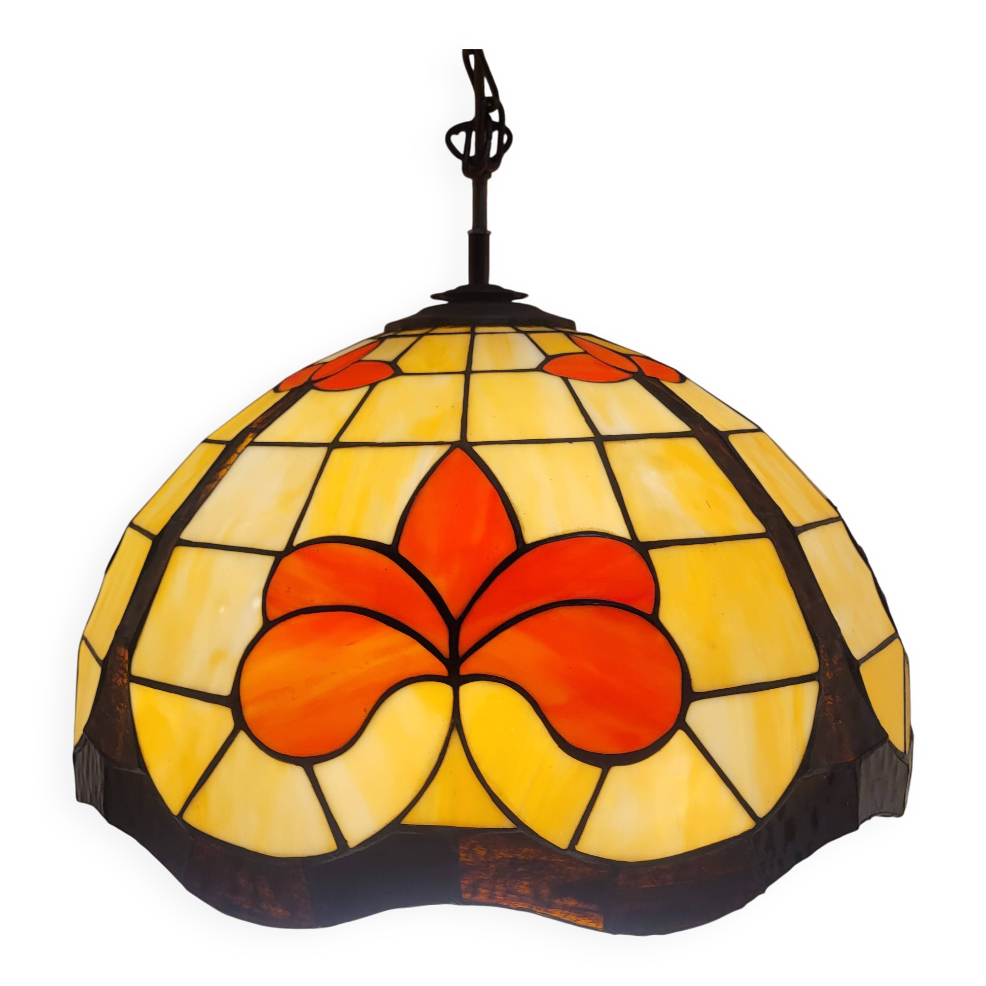 Large pendant light, art deco, vintage