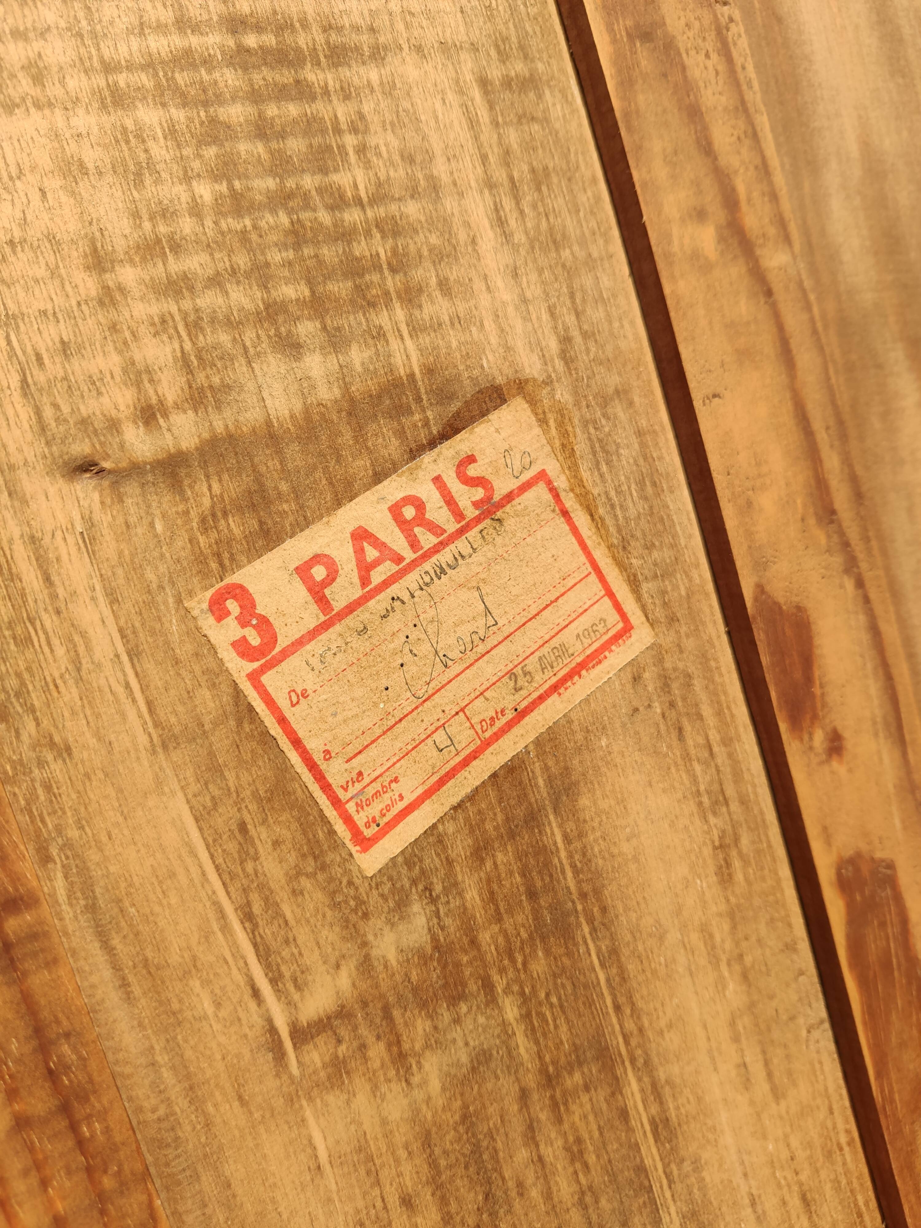 Vintage wooden vestiary