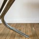Dining / living table in chrome and smoked glass design 70s