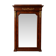 Large Empire-style mahogany mirror – Mercury-gilded bronzes –