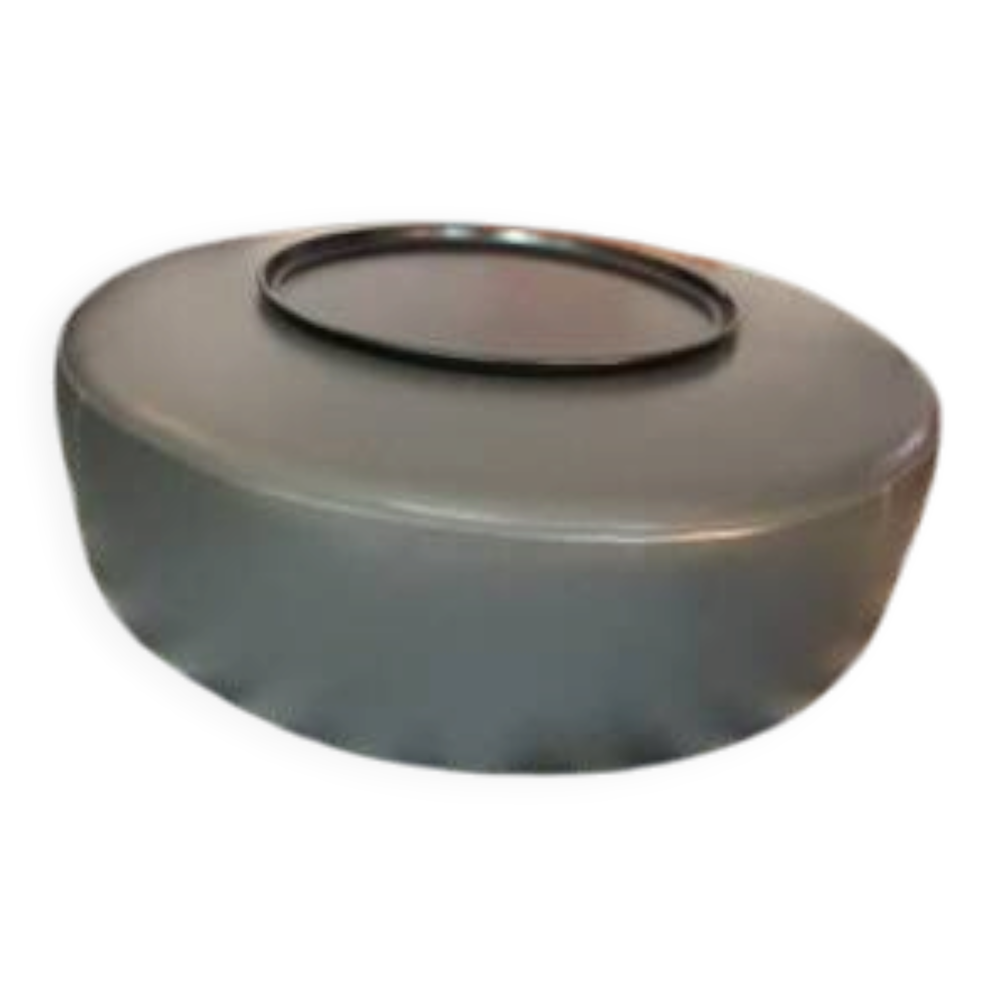 Pouf table basse avec plateau