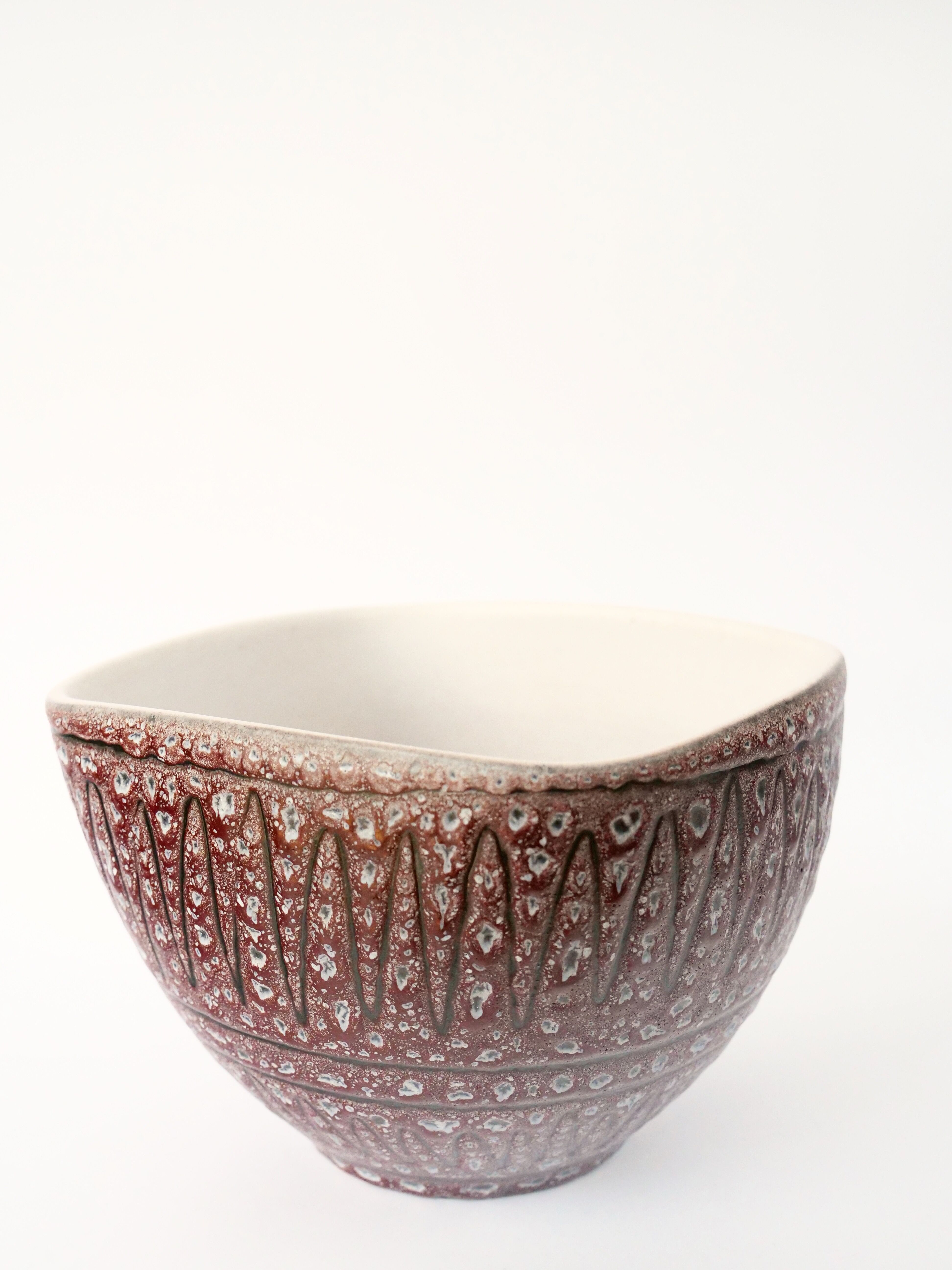 Salad bowl Vallauris signed Jean Austruy